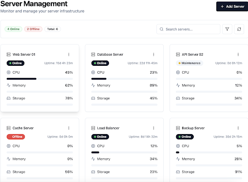 Server Management logo